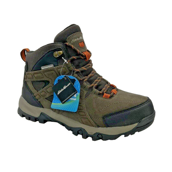 Eddie Bauer Harrison Men's Outdoor Boot, Size 8.5, Brown, Waterproof - Picture 1 of 10